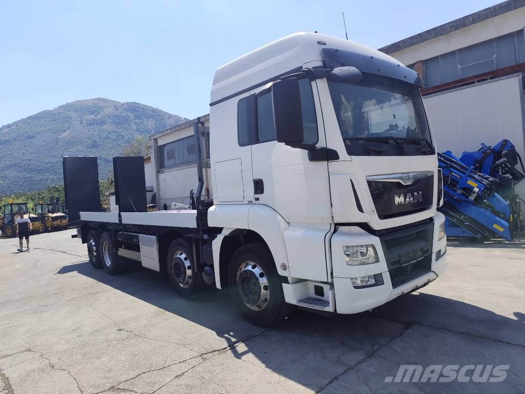 MAN TGX 35.440 Kamioni s ravnim pločom / vitlom