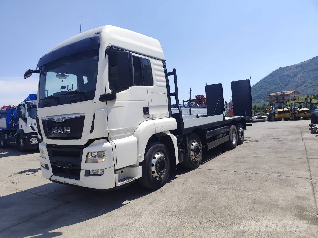 MAN TGX 35.440 Kamioni s ravnim pločom / vitlom