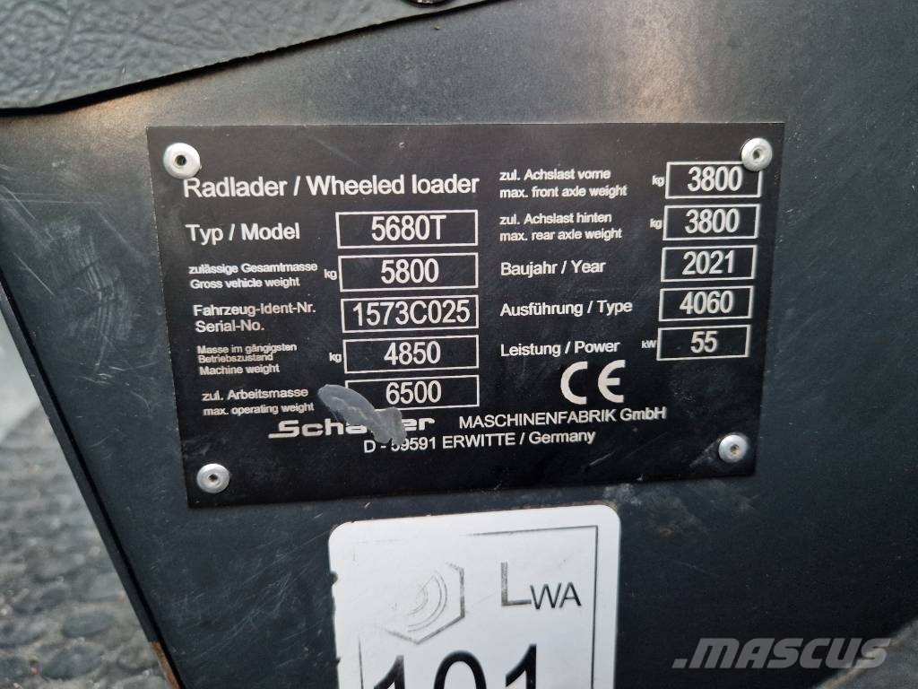 Schäffer 5680 T Teleskoplader für Landwirtschaft