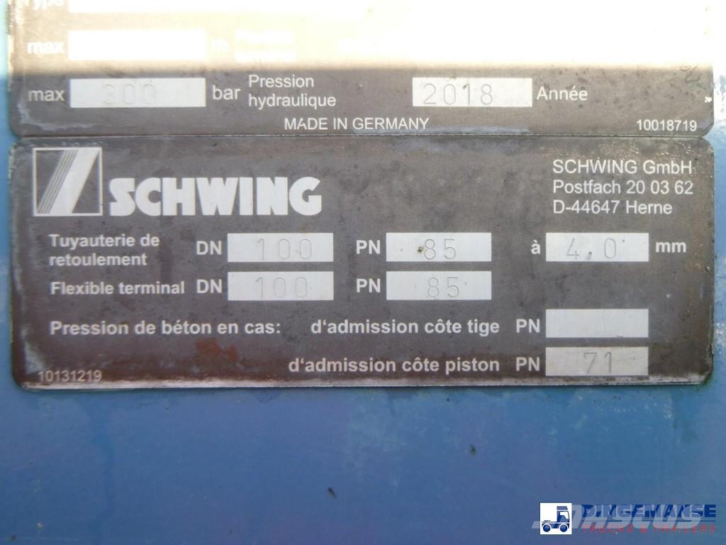 Mercedes-Benz Arocs 3240 8x4 Schwing-Stetter pump / mixer Бетононасоси
