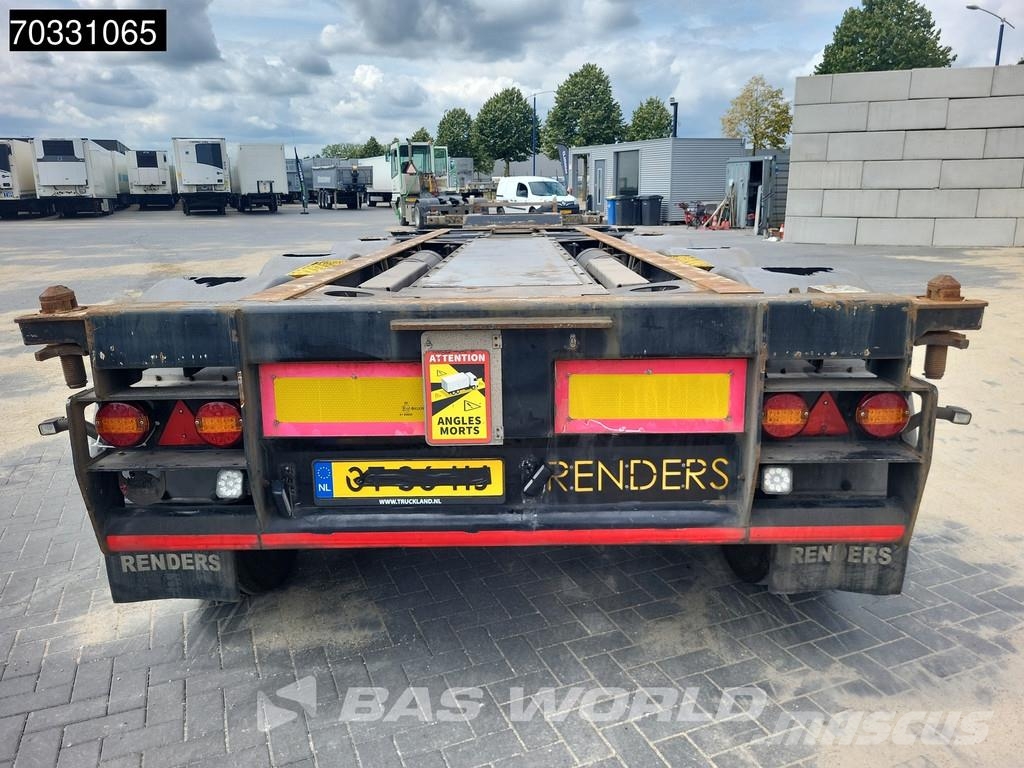 Renders 3AFCST08 Multi 45ft Lift Axle نصف مقطورات حاويات