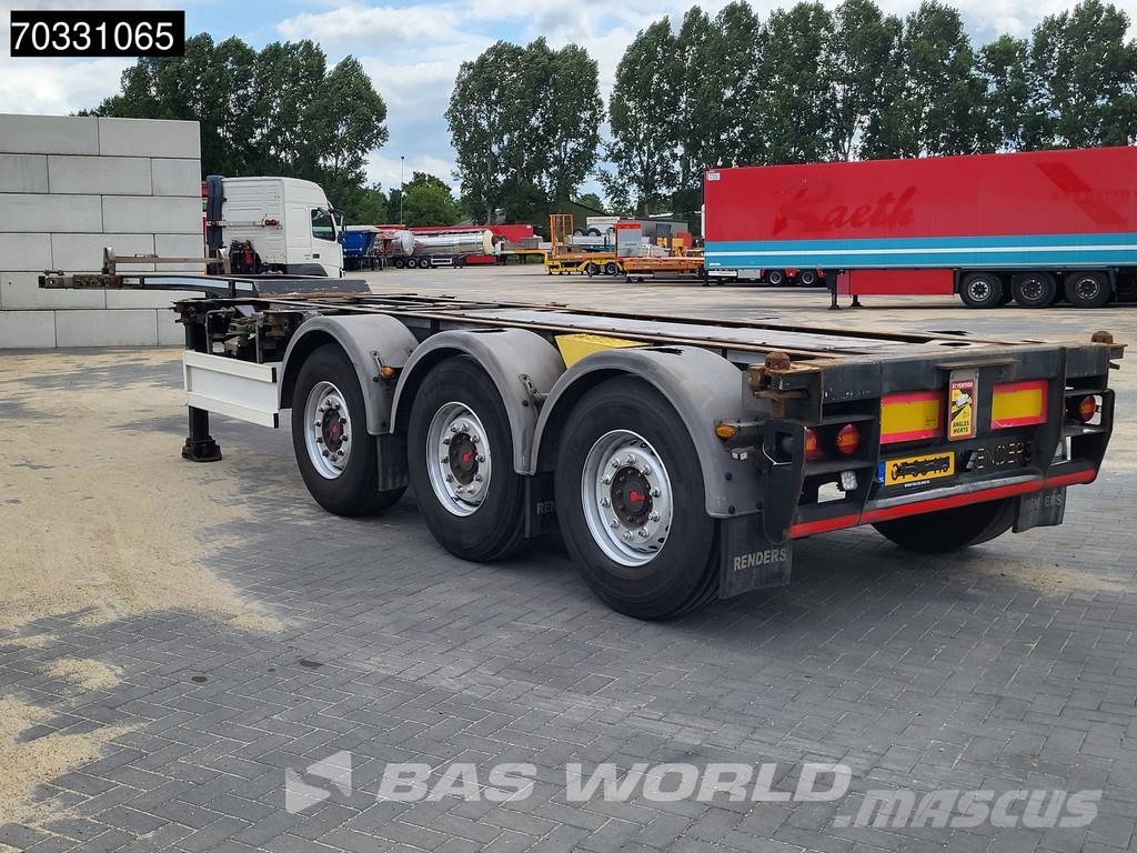 Renders 3AFCST08 Multi 45ft Lift Axle نصف مقطورات حاويات