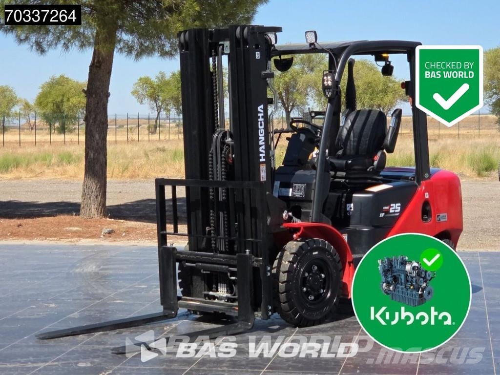 Hangcha CPCD25 GARANTÍA DE FÁBRICA – MOTOR KUBOTA - CE Dízel targoncák