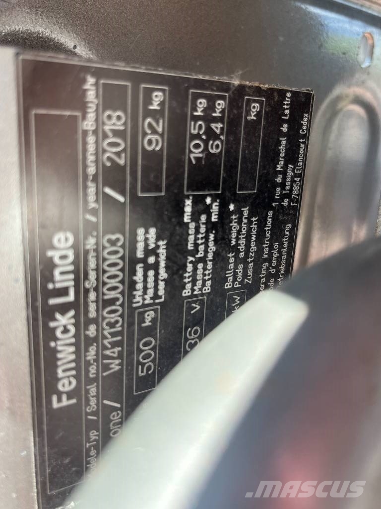Linde CITI T05 /130/ V-3797 OB شاحنات مناولة ذاتية الدفع