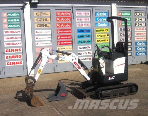 Bobcat E 10 * 2x Löffel * * Verstellfahrwerk * vgl. 08 Міні-екскаватори < 7т