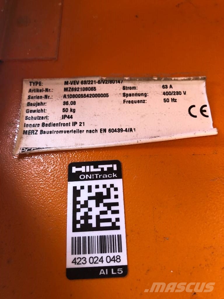 MERZ, Neugebauer, Elektra Baustrom Verteiler, VEV1 Autres générateurs