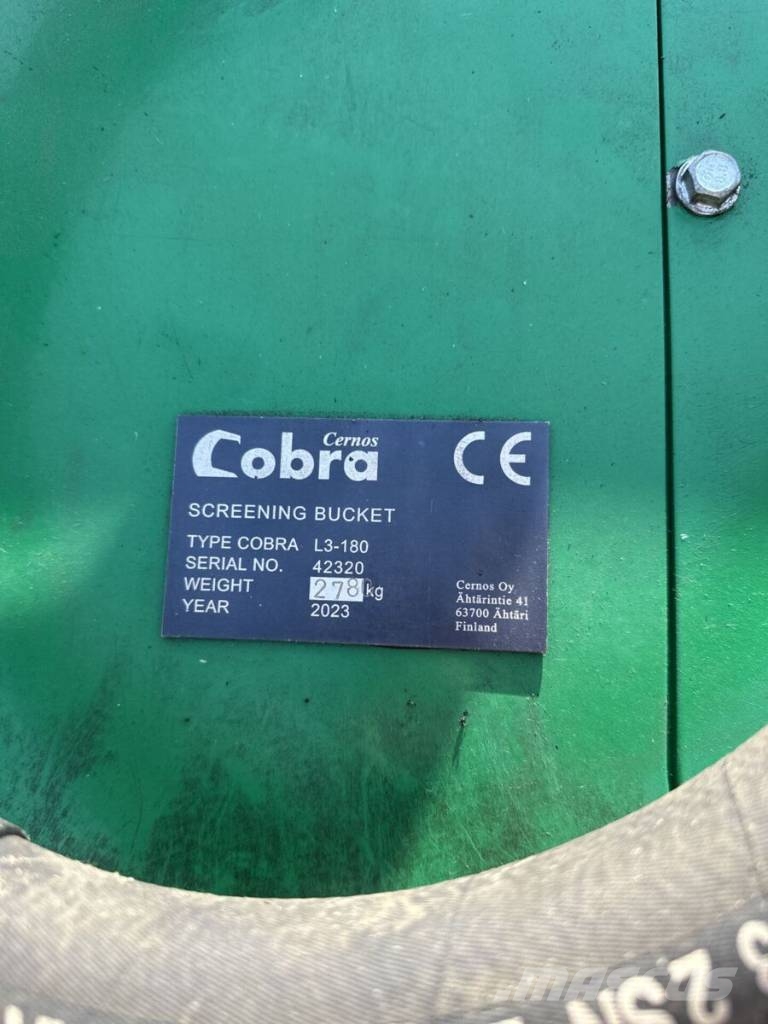 Cobra L3-180 SX25 zeefbak/screening bucket Mobila sorteringsverk