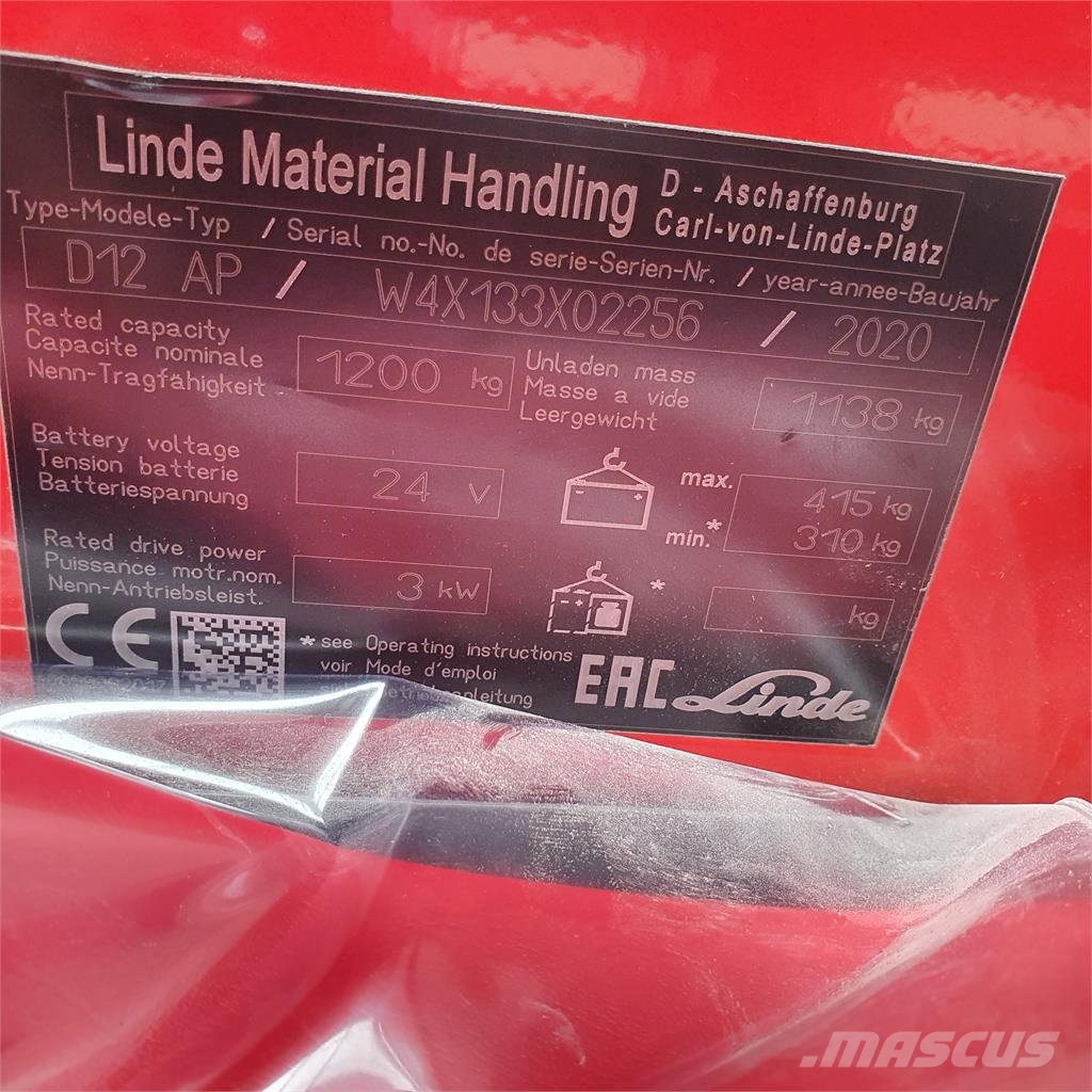 Linde D12AP 行走式堆垛机