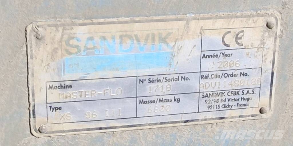 Sandvik MASTER-FLO Пресяващи и Сортиращи