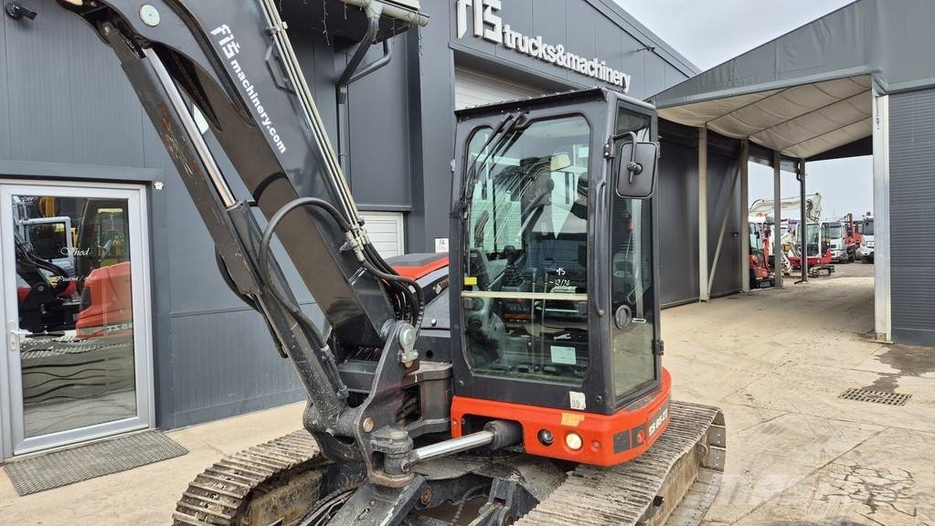 Eurocomach ES85ZT - 6 SIDED PLOUGH - 2018 YEAR - 2960 HOURS Midi rýpadla 7t - 12t