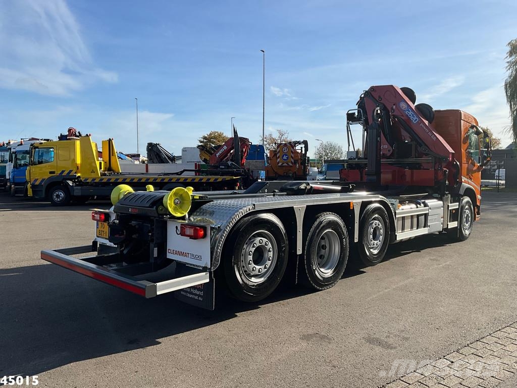 Volvo FM 420 8x2 Euro 6 HMF 26 t/m laadkraan Geschikt vo Hook lift trucks