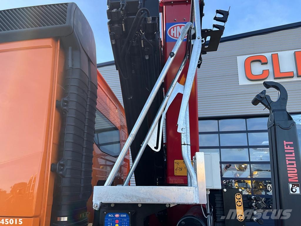 Volvo FM 420 8x2 Euro 6 HMF 26 t/m laadkraan Geschikt vo Hook lift trucks