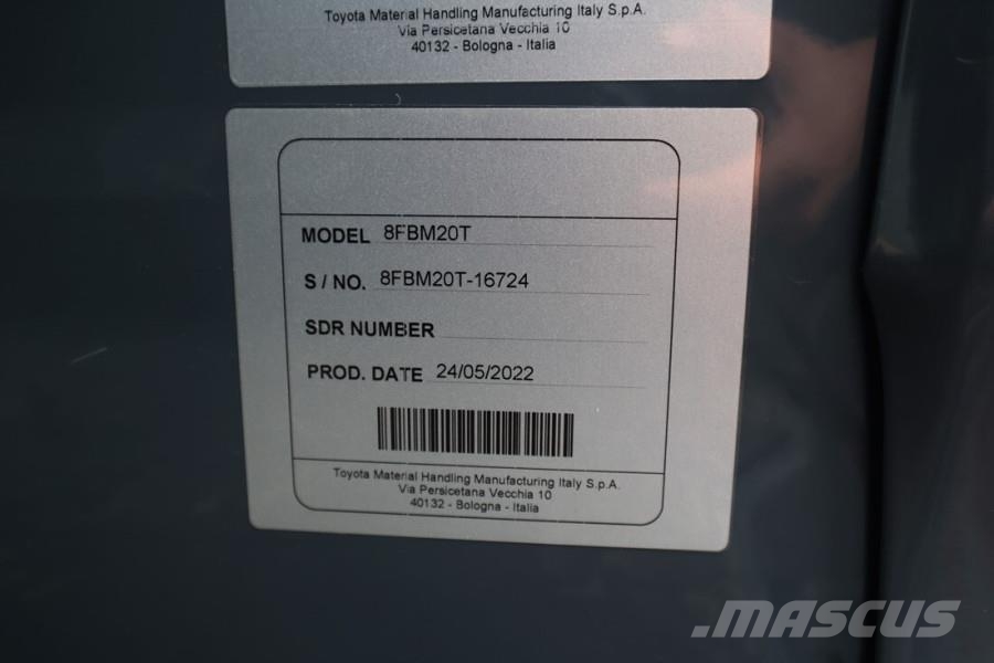 Toyota 8FBM20T Valid inspection, *Guarantee! Electric, 47 Diesel Trucker