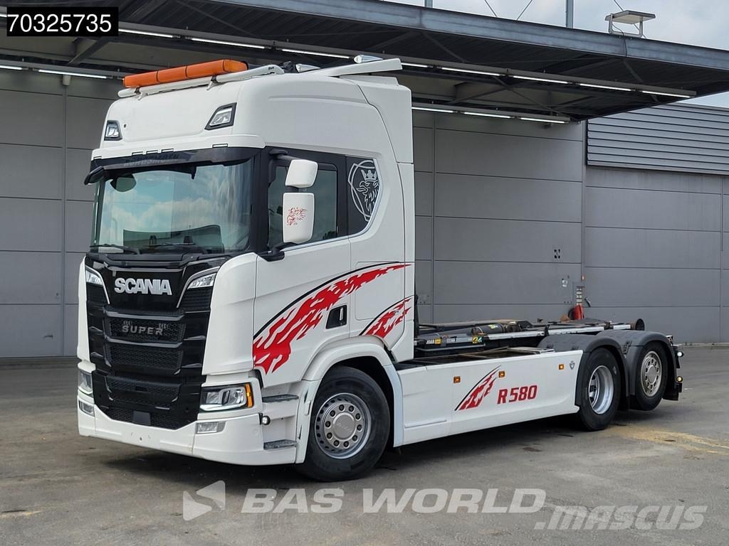 Scania R580 R 6X2 V8 Full Air 6x2*4 Lift+Steering Axle Eu Вантажівки з гаковим підйомом