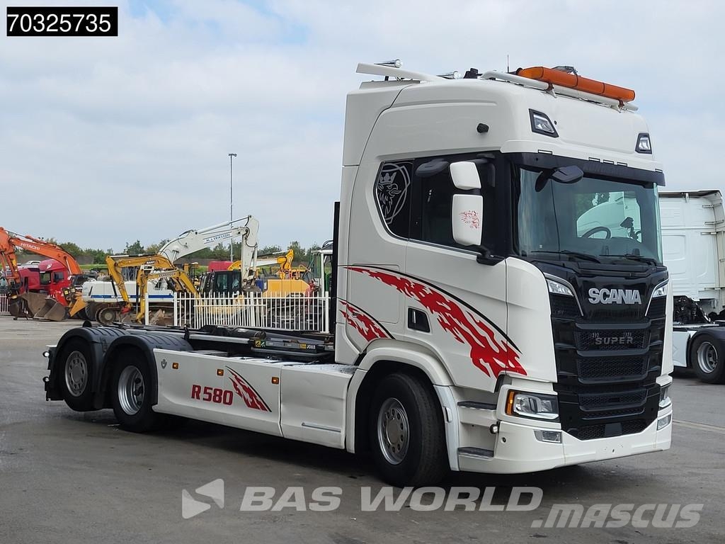 Scania R580 R 6X2 V8 Full Air 6x2*4 Lift+Steering Axle Eu Вантажівки з гаковим підйомом