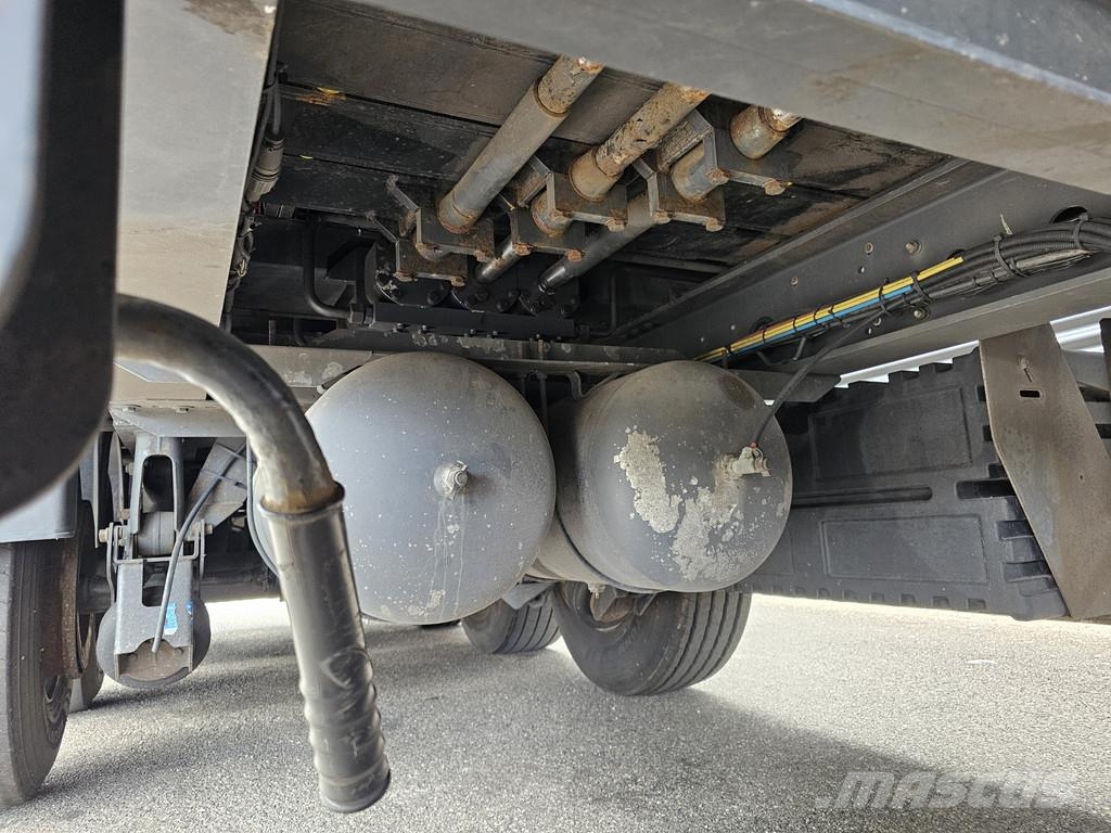 Knapen K200 KT01 / 2 x LIFT AXLE / 60 m3 Kayar zemin yarı römorklar
