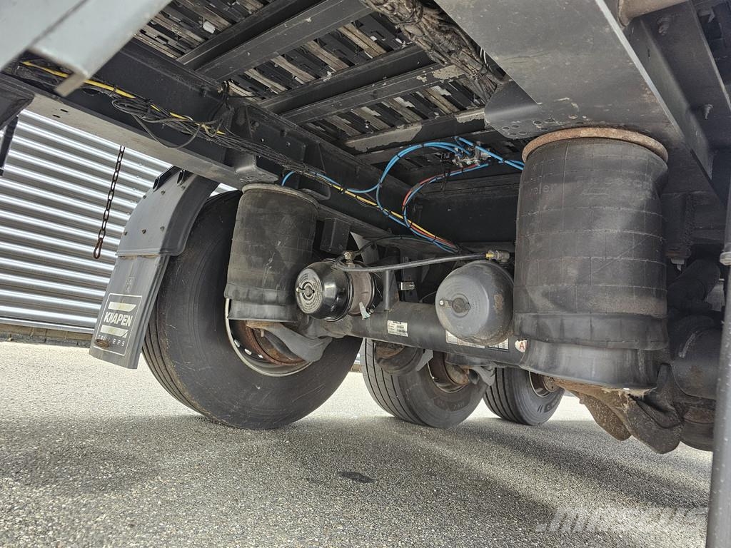 Knapen K200 KT01 / 2 x LIFT AXLE / 60 m3 Kayar zemin yarı römorklar