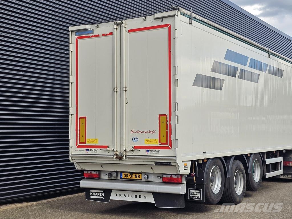 Knapen K200 KT01 / 2 x LIFT AXLE / 60 m3 Kayar zemin yarı römorklar