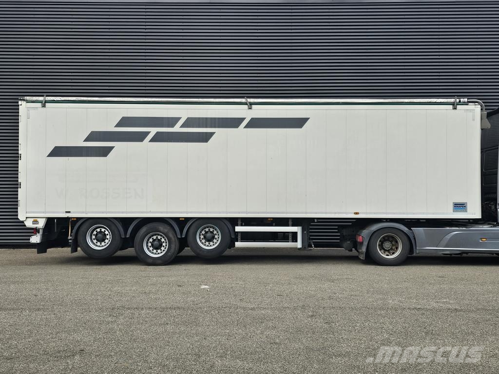 Knapen K200 KT01 / 2 x LIFT AXLE / 60 m3 Kayar zemin yarı römorklar