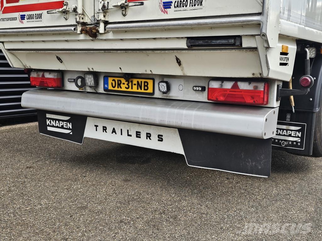 Knapen K200 KT01 / 2 x LIFT AXLE / 60 m3 Kayar zemin yarı römorklar