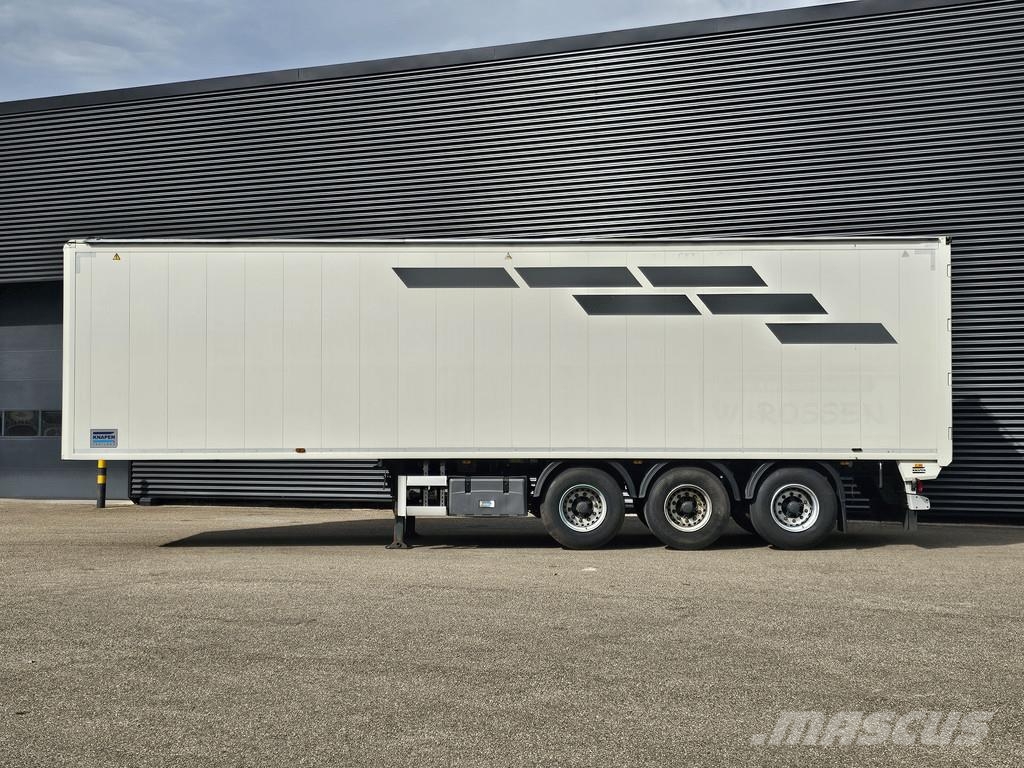 Knapen K200 KT01 / 2 x LIFT AXLE / 60 m3 Kayar zemin yarı römorklar