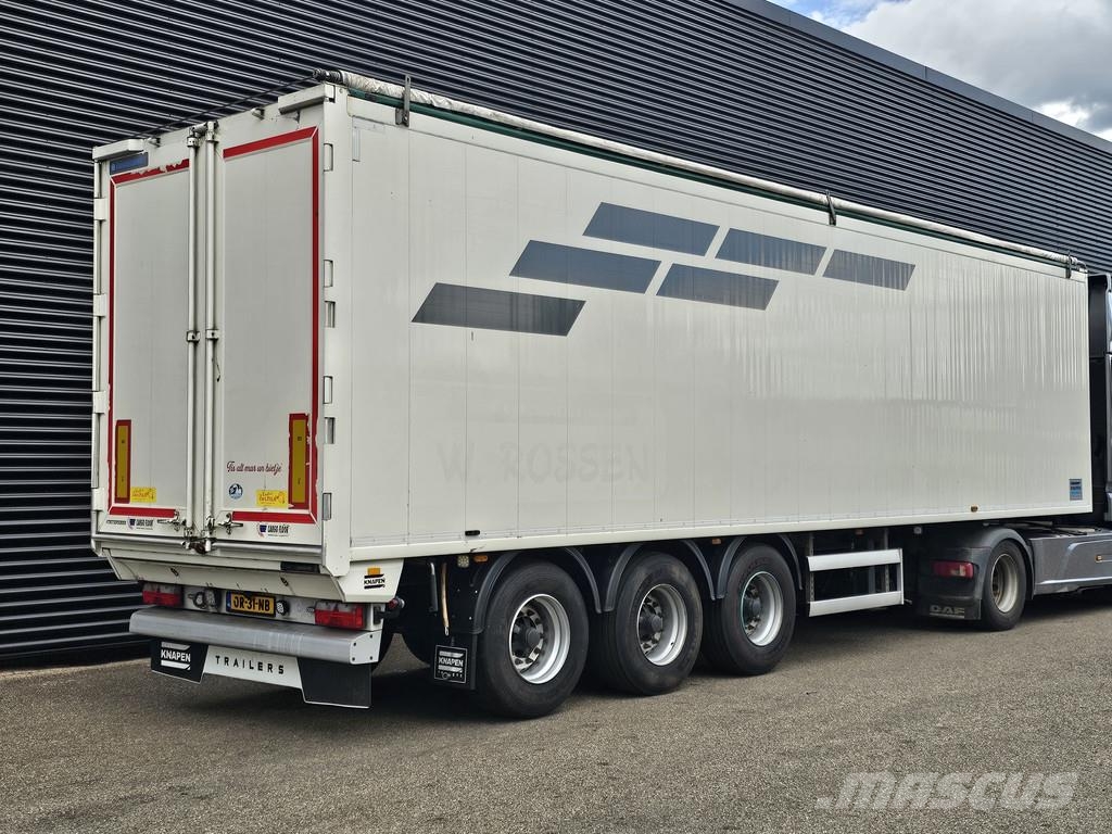 Knapen K200 KT01 / 2 x LIFT AXLE / 60 m3 Kayar zemin yarı römorklar