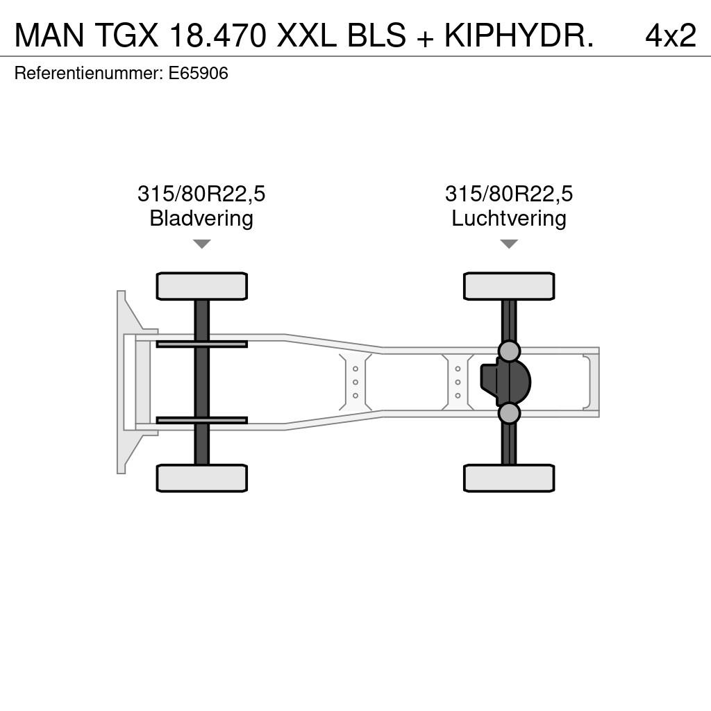 MAN TGX 18.470 XXL BLS + KIPHYDR. Prime Movers