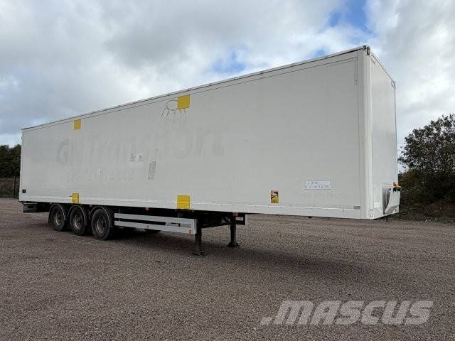 Ekeri Huckepack Skåptrailer Öppningsbar sida Skjutbart tak  RNA460 نصف مقطورات ذات هيكل صندوقي