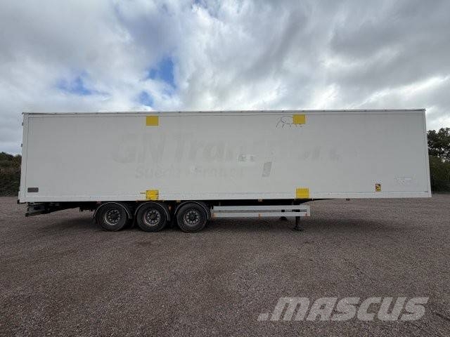 Ekeri Huckepack Skåptrailer Öppningsbar sida Skjutbart tak  RNA460 نصف مقطورات ذات هيكل صندوقي