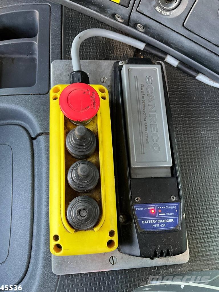 Scania P 340 Euro 6 CNG HMF 25 Tonmeter laadkraan Kiper tovornjaki