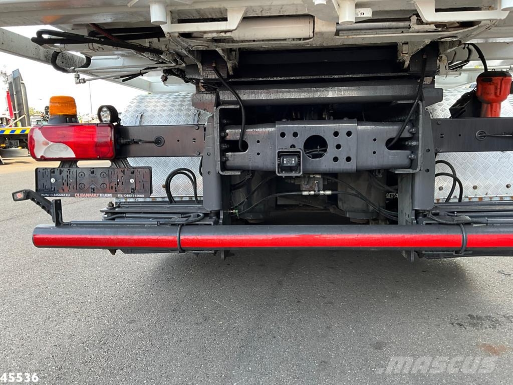 Scania P 340 Euro 6 CNG HMF 25 Tonmeter laadkraan Kiper tovornjaki