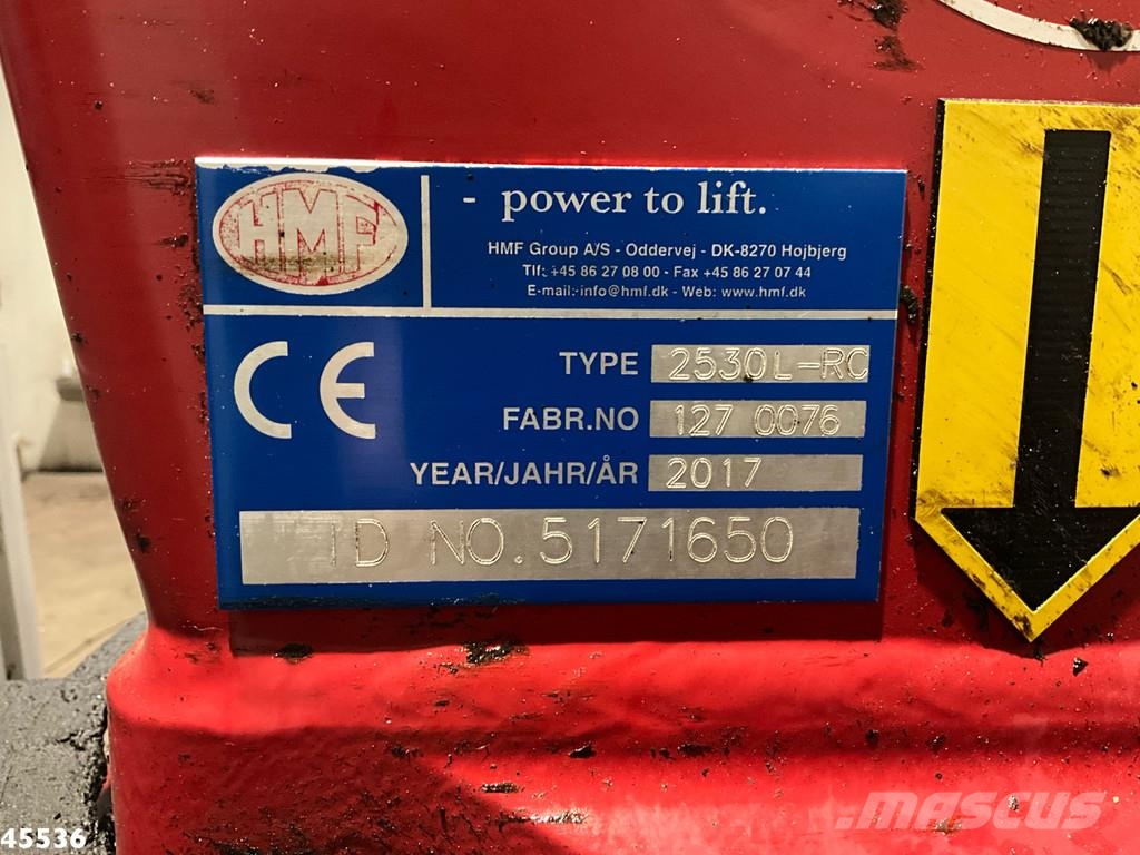 Scania P 340 Euro 6 CNG HMF 25 Tonmeter laadkraan Kiper tovornjaki