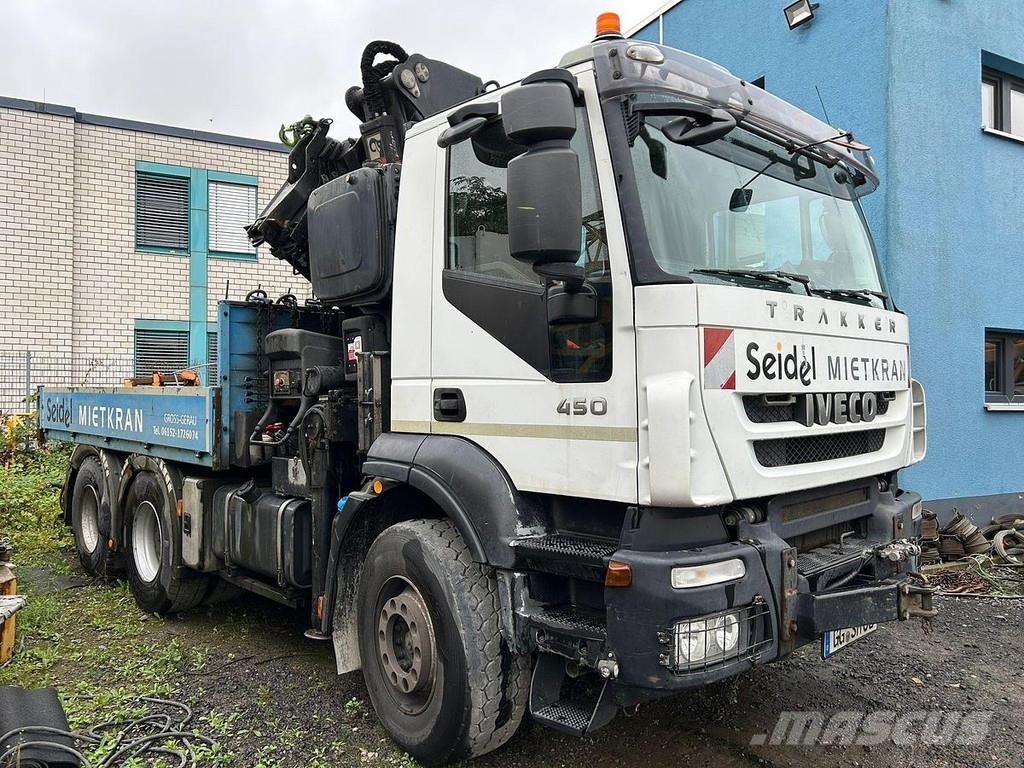 Iveco ADT20T45 6X4 + Hiab XS377 E-5 HiPro Allterrängkranar