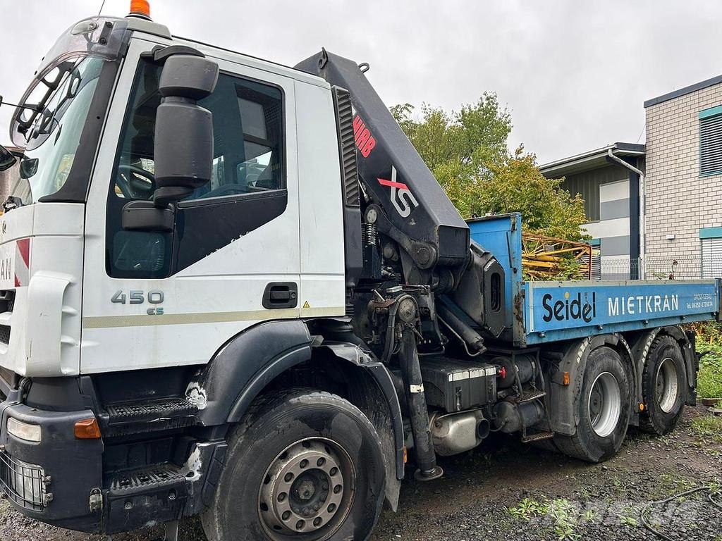 Iveco ADT20T45 6X4 + Hiab XS377 E-5 HiPro Allterrängkranar