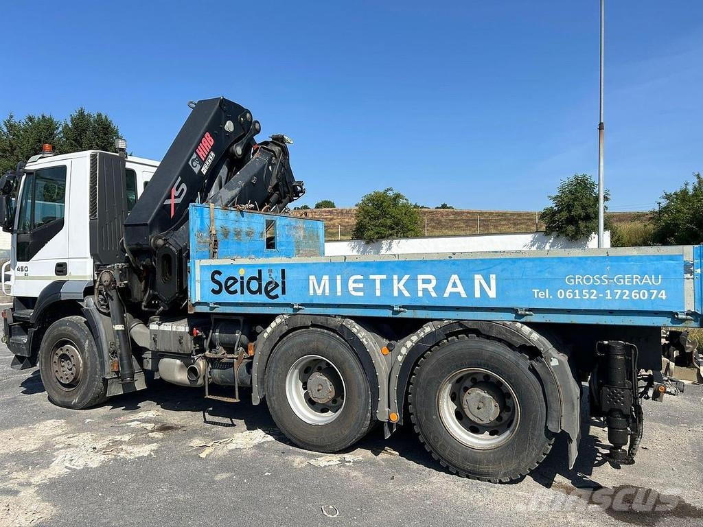 Iveco ADT20T45 6X4 + Hiab XS377 E-5 HiPro Allterrängkranar