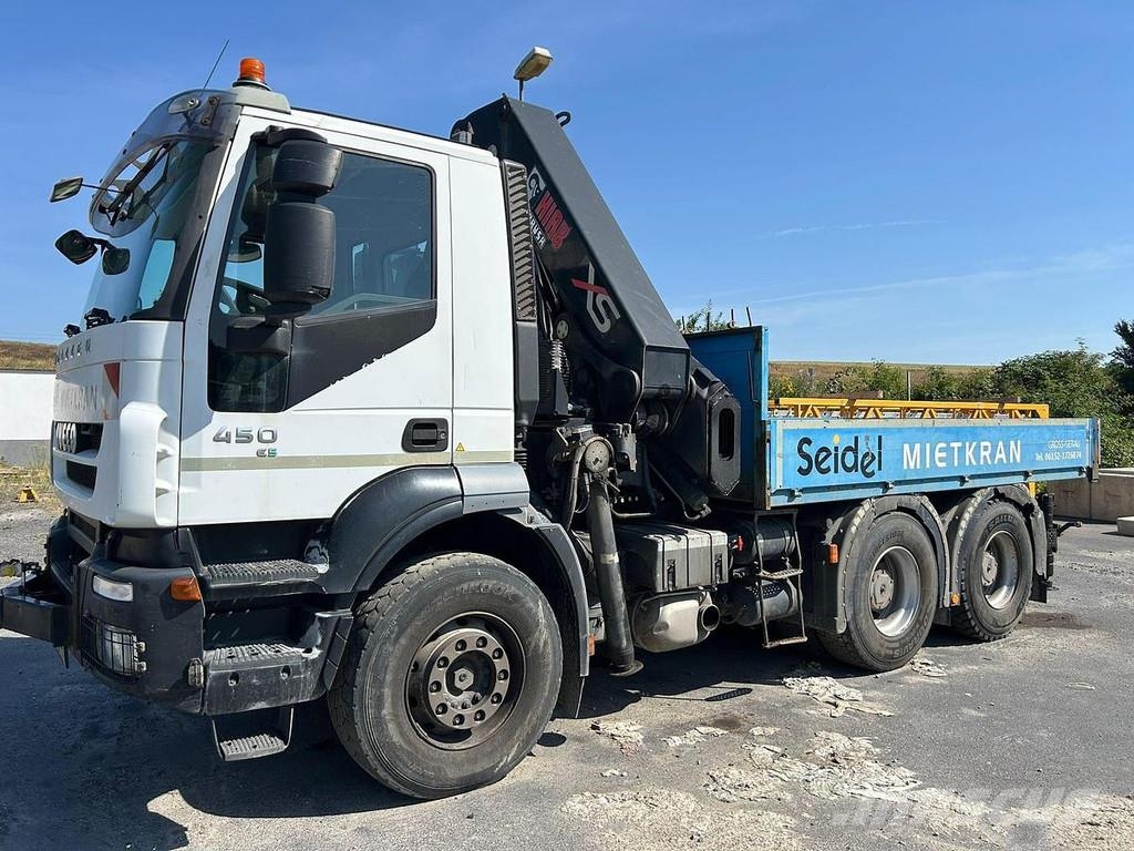 Iveco ADT20T45 6X4 + Hiab XS377 E-5 HiPro Allterrängkranar