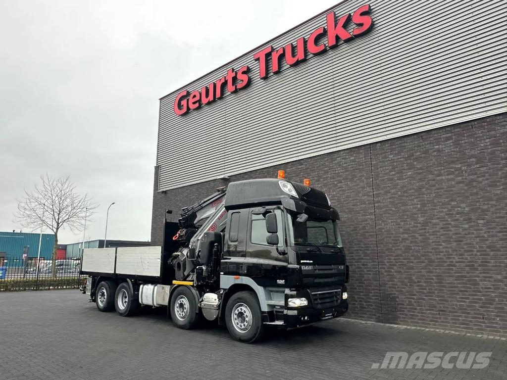 DAF CF 460 8X2 BAKWAGEN MET FASSI F660RA.2.27 XHE-DYNA Darus teherautók