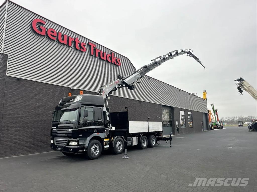 DAF CF 460 8X2 BAKWAGEN MET FASSI F660RA.2.27 XHE-DYNA Darus teherautók