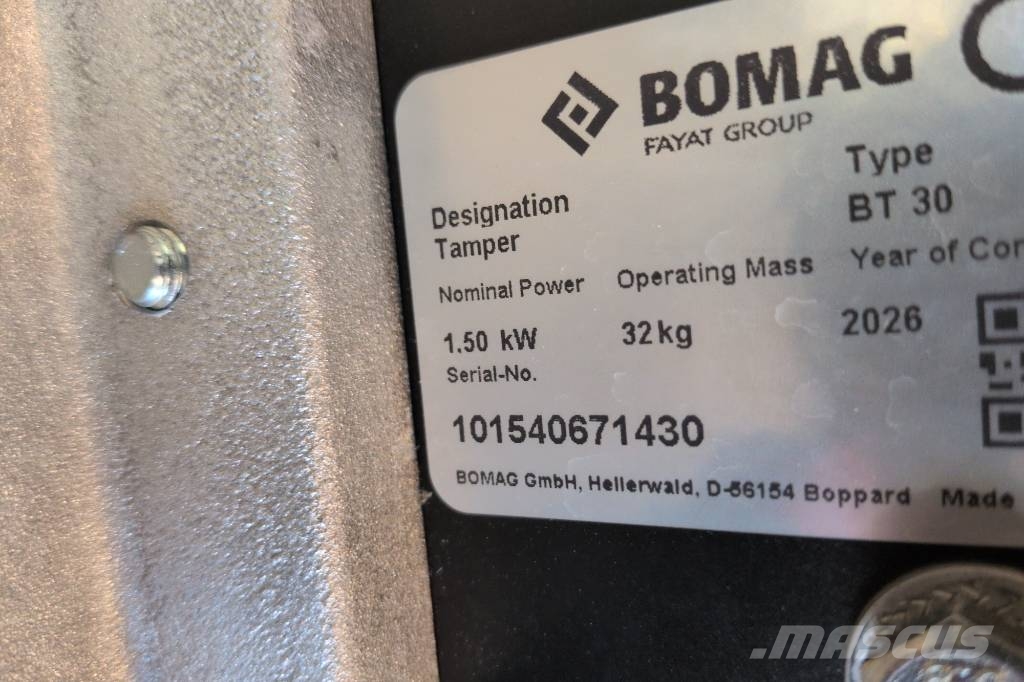 Bomag BT30 Stamp Finns för omgående leverans Stampfer