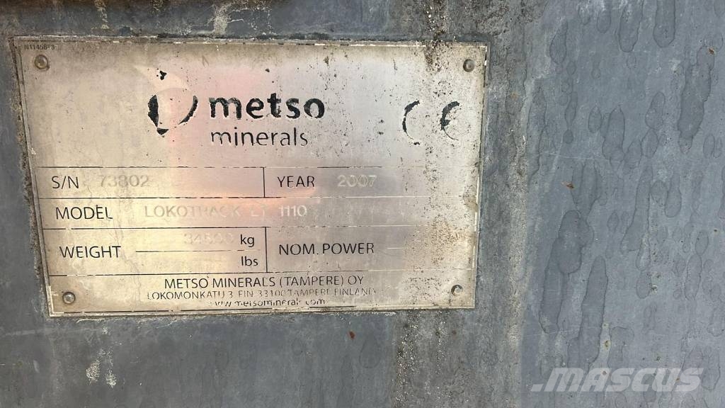 Metso Kruszarka Udarowa Lokotrack LT1110 Drobilice