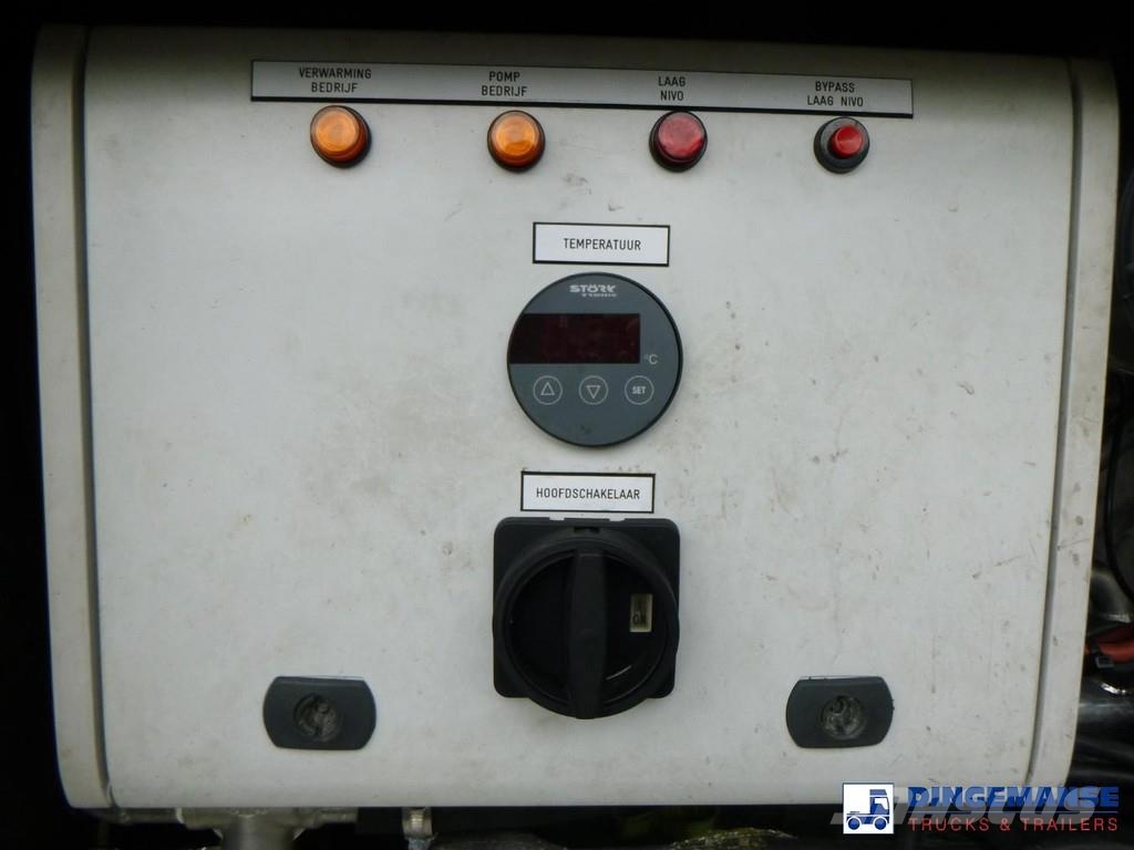 Van Hool Food tank inox 36 m3 / 4 comp + pump Tanktrailer
