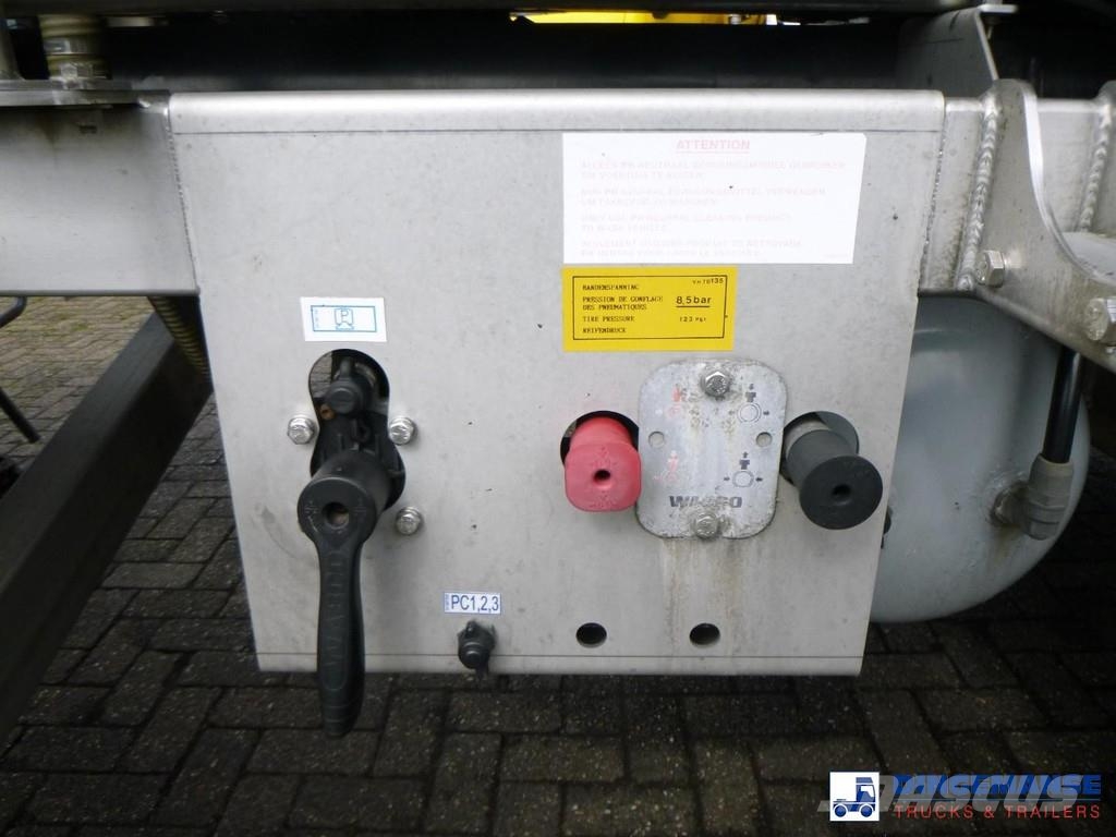 Van Hool Food tank inox 36 m3 / 4 comp + pump Tanktrailer
