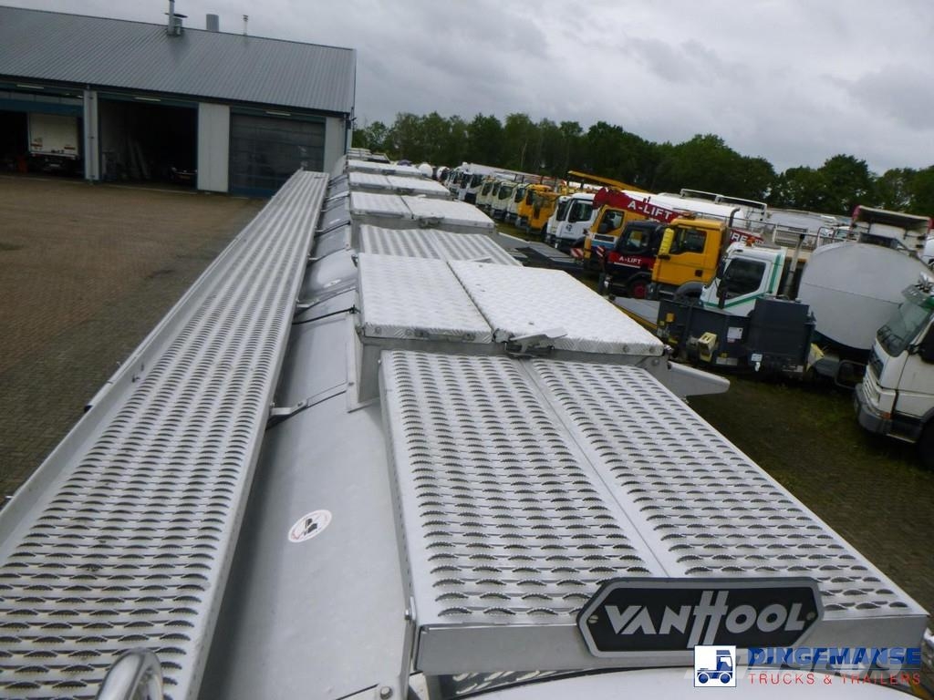 Van Hool Food tank inox 36 m3 / 4 comp + pump Tanktrailer