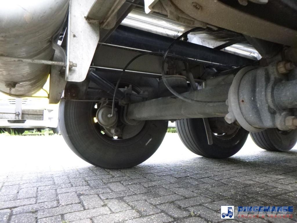 Van Hool Food tank inox 36 m3 / 4 comp + pump Tanktrailer
