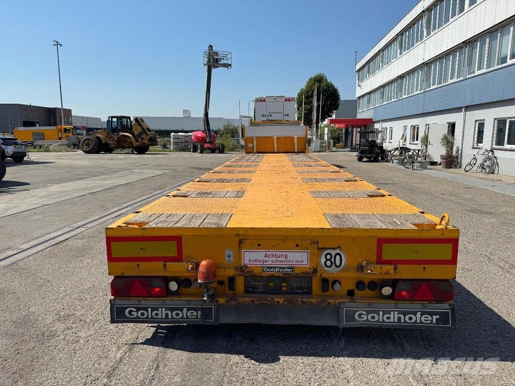 Goldhofer STZ-L5-50/80A 8,1M EXTENDABLE + 5 AXLE STEERING + Diepladers