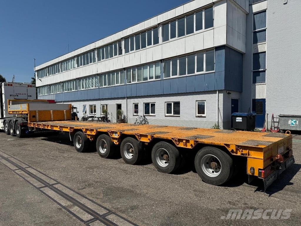 Goldhofer STZ-L5-50/80A 8,1M EXTENDABLE + 5 AXLE STEERING + Diepladers