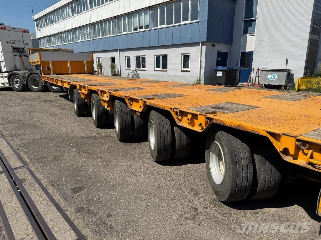 Goldhofer STZ-L5-50/80A 8,1M EXTENDABLE + 5 AXLE STEERING + Diepladers