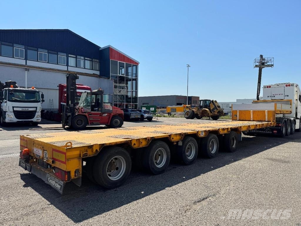 Goldhofer STZ-L5-50/80A 8,1M EXTENDABLE + 5 AXLE STEERING + Diepladers