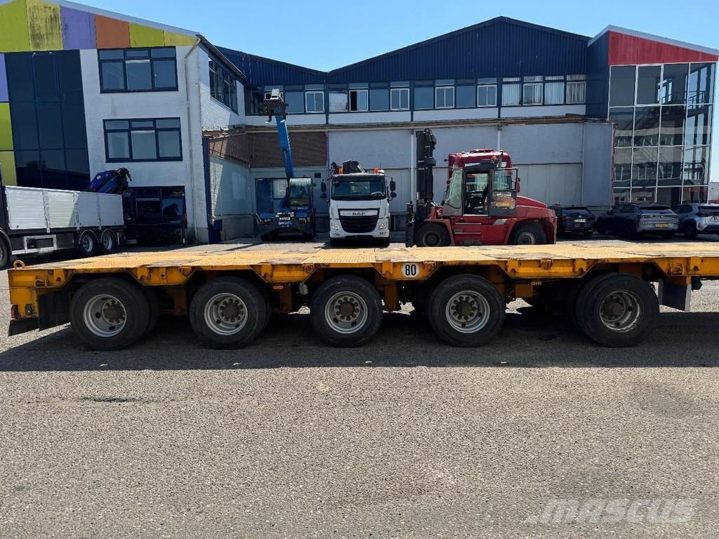Goldhofer STZ-L5-50/80A 8,1M EXTENDABLE + 5 AXLE STEERING + Diepladers