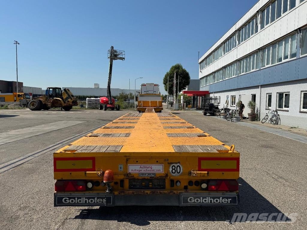 Goldhofer STZ-L5-50/80A 8,1M EXTENDABLE + 5 AXLE STEERING + Diepladers